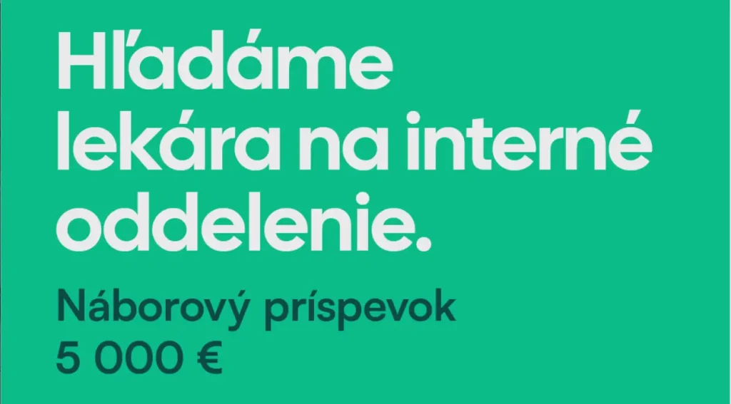 Hladame lekara clanok